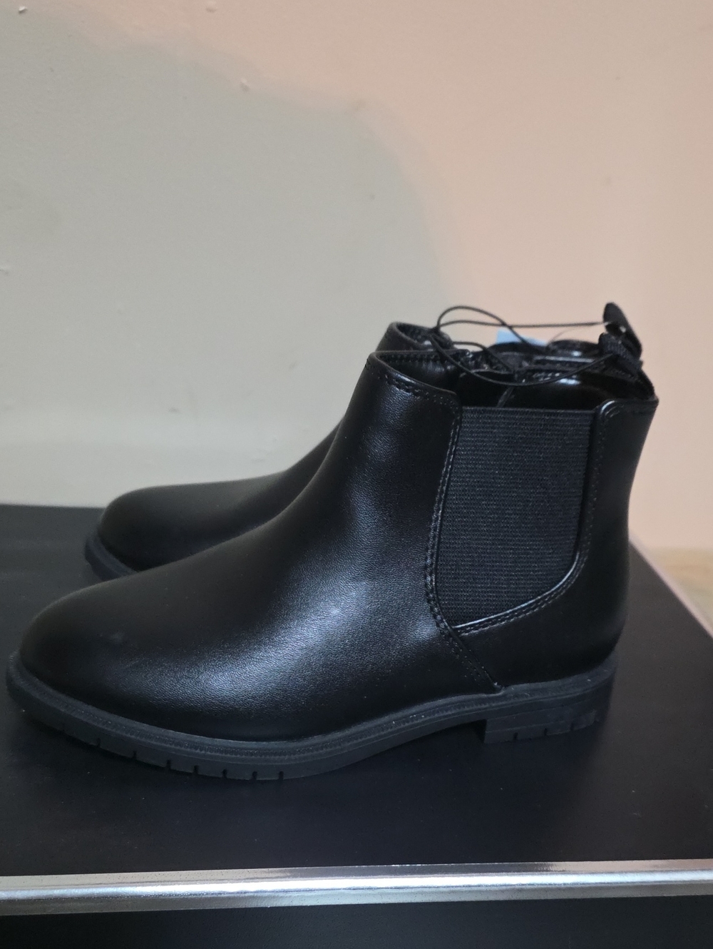 Kids Black Chelsea Boots - Classic Pull-On Ankle Boots